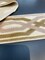 1 Yard Beige Gold Velvet Embroidery Trim Tape for Upholstery and Decor 3.5 Inch Wide